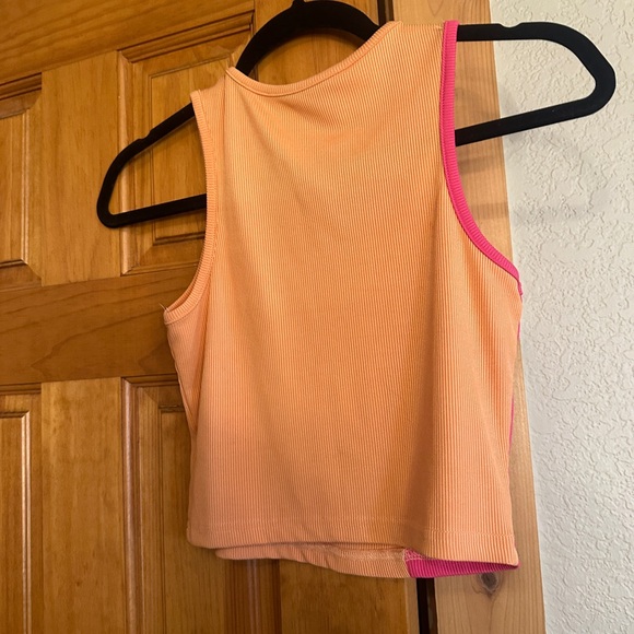 Shein Colorblock Tank Top - Pink and Orange - Picture 7 of 8